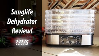 Sunglife Food Dehydrator Honest Review CR Y9005 2019 [upl. by Ecilef]