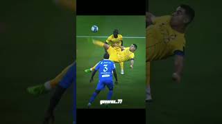 Ronaldo bicycle kick al nassr vs real madrid [upl. by Nashom74]