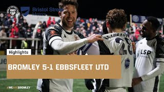 Highlights Bromley 51 Ebbsfleet United [upl. by Brodsky]