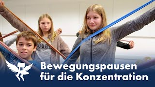 Bewegte Schule Konzentration durch Springen Rennen Kräfte messen [upl. by Maggie535]