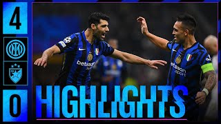 CALHANOGLU ARNAUTOVIC LAUTARO E MEHDI ⚽⚽⚽⚽  INTER 40 STELLA ROSSA  HIGHLIGHTS  UCL 2425 🖤💙 [upl. by Tandi]