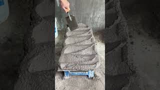 Wall cement mortar construction shovel knife Good tools and machinery can increase work efficiency [upl. by Ahset]