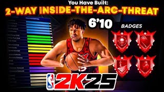 The Best 610 Popper Build on NBA 2K25 2Way Inside The Arc Threat [upl. by O'Mahony]