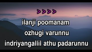 ilanji Poomanam karaoke with Lyrics [upl. by Nitsug]