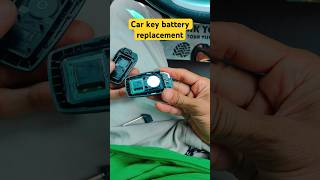 car key battery replacement  fortuner key battery change carkeys shorts [upl. by Yunfei442]