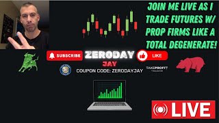 LIVE Power Hour Prop Firm Day Trading w quotCOACHquot ZeroDayJay RUGPULLGANG [upl. by Saw]