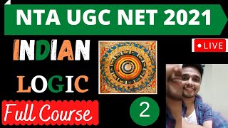 Indian Logic Full Course Paper 1 Part 2  NTA UGC Net 2021  Naveen Sakh [upl. by Astred204]