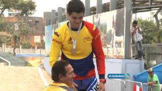 Alfredo Campos suma para Ecuador una medalla de Oro en la disciplina BMX [upl. by Otreblada312]