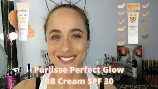 PURLISSE Perfect Glow BB Cream SPF 30  Application amp Demo Review [upl. by Rehpotsirhc]