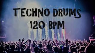 Techno Drum Track 120 BPM Original Production [upl. by Katzen]