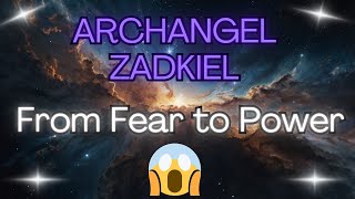 ARCHANGEL ZADKIEL THE PASSAGE FROM FEAR TO POWER Angel Messages💜 [upl. by Ihcekn]