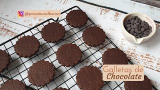 Galletas de chocolate y mantequilla [upl. by Jallier466]