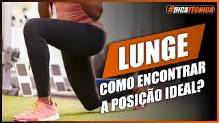 Exercício AFUNDO Como encontrar a base ideal no LUNGE [upl. by Aed]