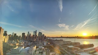 NYC Manhattan Hudson River Time lapse Saturday October 12 2024 [upl. by Georgia]