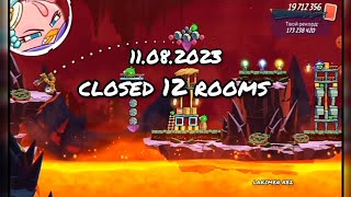 angry birds 2 clan battle 11082023 closed 12 rooms [upl. by Enidaj931]