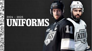 LA Kings Unveil Their NEW Uniforms  202425 NHL Season Jerseys and Helmets [upl. by Schick]