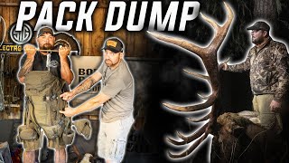 Everything You Need To Backpack Elk Hunt Bivy Day hunt PACK DUMP [upl. by Juley]