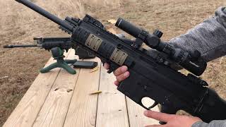 ISSC MK22  22lr SCAR Clone review [upl. by Anidam582]