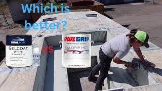 Gel Coat VS Marine Paint Comparison Building Our Project Sailboat [upl. by Eendys785]