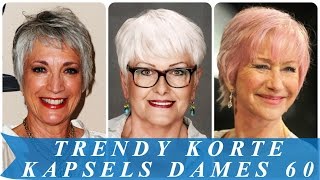 Trendy korte kapsels dames 60 [upl. by Jew]