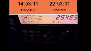 ZL1DK New Zealand on 10 Meters Ham Radio from Grid Square DM14 [upl. by Annetta31]