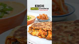 Kimchi Cheese Crunchwrap asmr cooking [upl. by Silrak326]