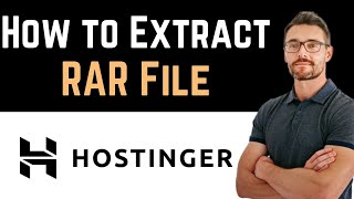 ✅ How To Extract RAR File in Hostinger Full Guide [upl. by Aloap]