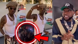 Jada P SEIZE Wizkid Phone as Wizkid Mock Davido New Song Wizkid Leak New Song in Listening Party [upl. by Currier]