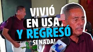 Salvadoreño de la Diaspora se Regreso a El Salvador sin Ningun peso [upl. by Vernon]