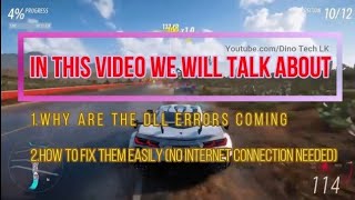 Why Are Dll Errors Coming amp How To Fix Them Easily Without Internet Connection [upl. by Jerrylee]