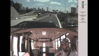 DART paratransit driver slams into cars on southbound Tollway [upl. by Yedrahs]