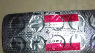 metformin tablets ip 500mg usesside effects review in hindi [upl. by Ettelegna]