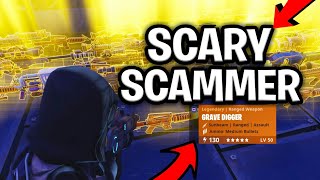 Scary Scammer Scams Himself For Loads of 130 Weapons Scammer Gets Scammed Fortnite Save The World [upl. by Tova]