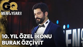 Burak Özçivit 10 Yıl Özel İkon Ödülünün Sahibi Oldu  GQ Men of The Year 2023 [upl. by Eenaj540]