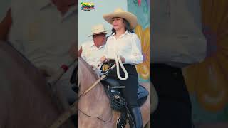 Un Poco de la Cabalgata de Roldanillo  Valle cowgirl caballos colombia [upl. by Oknuj286]