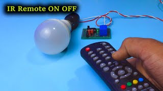 How To Make IR Remote Control ON OFF Circuit [upl. by Anitneuq984]