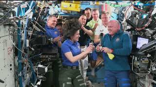 Expedition 6768 International Space Station Change of Command Ceremony  Sept 28 2022 [upl. by Baudoin]