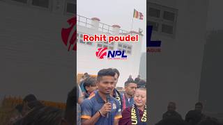 Rohit poudel jersey reveal 😳 rohitpoudel lumbinilions npl2024 [upl. by Eleynad]