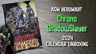 AQW  2024 Calendar HeroMart Unboxing Chrono ShadowSlayer [upl. by Jacobba]