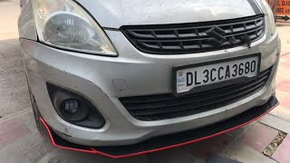 splitters installation in swift dzire  how to install splitter in car  buy car splitter [upl. by Mat]