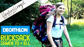 DECATHLON Forclaz Trek 900 7010 Liter Trekkingrucksack  Wanderrucksack für Damen Review  Bericht [upl. by Tisman482]