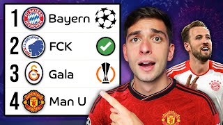 REACTING to my UEFA Champions League 202324 Predictions [upl. by Enna]