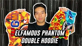 RasaLokal  Elfamous Phantom Hoodie BAPE SHARK VERSI LOKAL [upl. by Netsruk745]