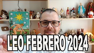 LEO ♌️ HOROSCOPO FEBRERO 2024 LECTURA DE LA RUEDA ASTROLOGICA [upl. by Whittemore]