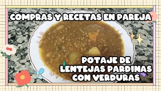 POTAJE DE LENTEJAS PARDINAS CON VERDURAS [upl. by Selij]