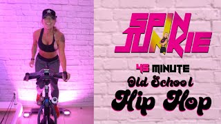 Free 45 Minute Spin Class Old School Hip Hop [upl. by Dimond106]