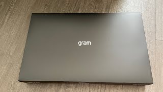 Unboxing my new LG Gram laptop  Lightest laptop I’ve used [upl. by Boulanger]