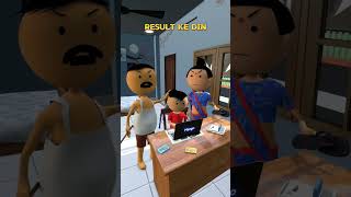 😁😆Result ke din😅🤣😂 full comedy videos funny comedy [upl. by Ahtelat760]