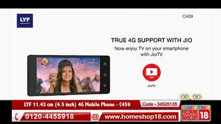 Homeshop18com  LYF 1143 cm 45 inch 4G Mobile Phone  C459 [upl. by Anastase]