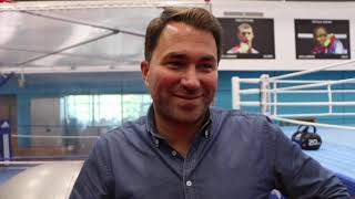 EDDIE HEARN ON KHANBROOKPACQUIAO JOSHUAPOVETKIN WILDER TEAM EMAIL CHISORAWHYTE BELLEWUSYK [upl. by Schwartz352]